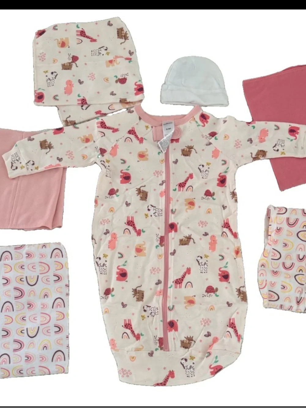 The Peanutshell 23-Piece Baby Gift Set for Size 0-3 Months in multi colors